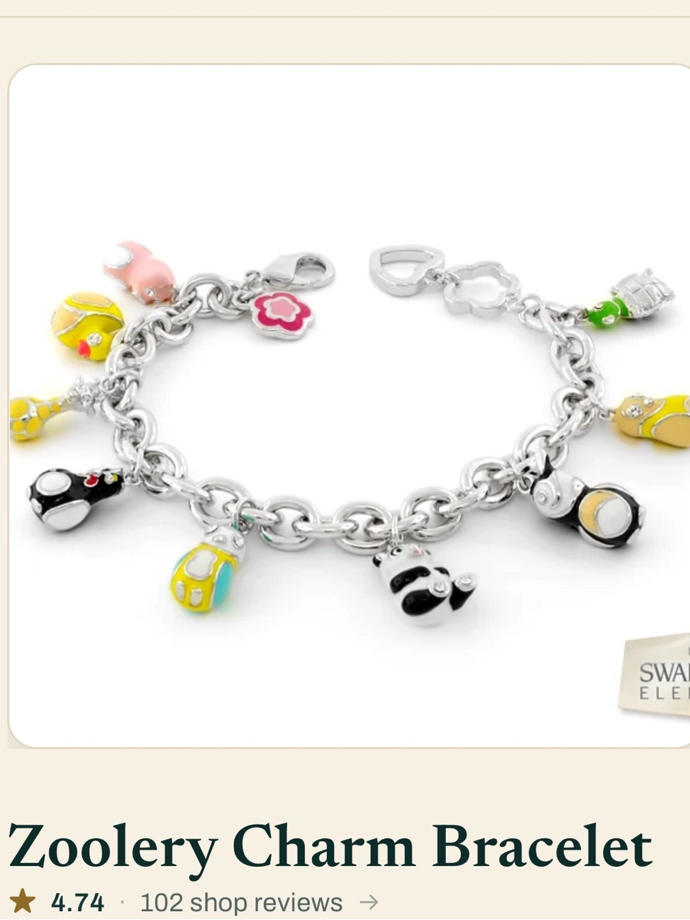 Zoolery Charm Bracelet